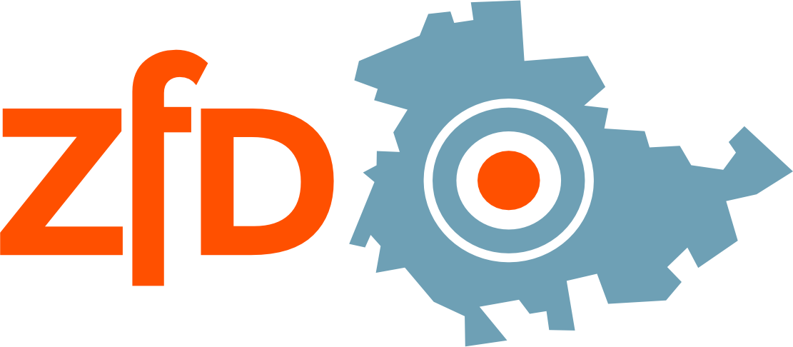 Logo ZFD, Zentrum für Distanzierungsarbeit